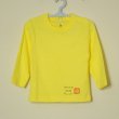 画像2: shiii+po　背守りロンTee　五芒星（セーマン） 　Yellow (2)