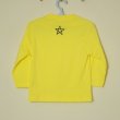 画像1: shiii+po　背守りロンTee　五芒星（セーマン） 　Yellow (1)