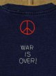 画像4: shiii+po　インディゴ染め背守りスウェット　Tipi＋Love&Peace+WAR IS OVER　size L (4)