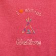 画像3: shiii+po　ネイティブアメリカンの背守りTee　Tipi + Native + Medicine Wheel　Red杢　size M (3)