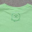 画像4: shiii+po　モノグラムテトラ+ふくろうの背守りロンTee　L.Green　size 3 （90〜100） (4)