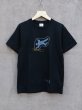 画像1: shiii+po　「立入禁止」の背守り入り　The GENBA Tee　Black　Ver.2　size 160 (1)