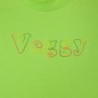 画像1: shiii+po　背守りTee　Veggy + ねぎ坊主　L.Green　size S (1)