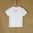 画像2: shiii+po　ハートの型抜きBubbles + 桜の背守りTee　White　size 90 (2)