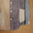 画像4: go slow caravan　クレイジーパターンシャツJKT　size 3 (4)