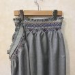 画像4: KEITA MARUYAMA　刺繍入りスカート　L.Gray size 1 （W68cm） (4)