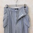 画像4: zucca　サイドポケットサルエルパンツ　ストライプ　size S （74x51） (4)