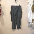 画像2: io comme io　サイドポケットリネンパンツ　khaki　size 38 （78x58） (2)