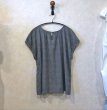 画像2: Samansa Mos2　綿麻 FS プルオーバー　glen check size M (2)