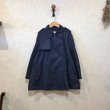 画像2: Ne-net  Aラインハーフコート　Navy size 2 (2)