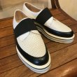 画像5: Pertini Spain  レザーコンビシューズ　 Black/White  size 36 (5)