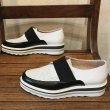 画像3: Pertini Spain  レザーコンビシューズ　 Black/White  size 36 (3)