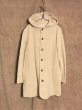 画像1: Vent d'ouest par Le Minor　Wool フーデッドコート　Natural White　size 38 (1)