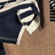 画像6: BEAMS BOY　7部袖切り替えラガーシャツ　White/Navy (6)