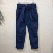 画像1: ISABEL MARANT ÉTOILE France コットンパンツ Navy　size 1 （w86 x L63） (1)