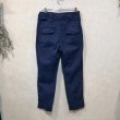 画像2: ISABEL MARANT ÉTOILE France コットンパンツ Navy　size 1 （w86 x L63） (2)