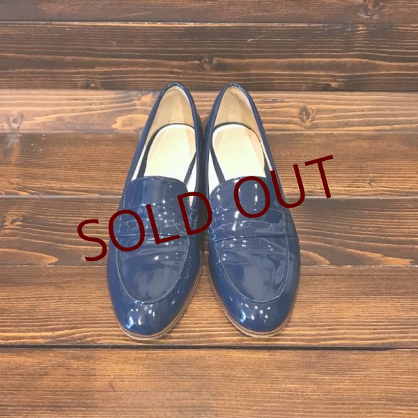 画像1: Odette e Odile　エナメルローファー　Navy  22.5cm (1)