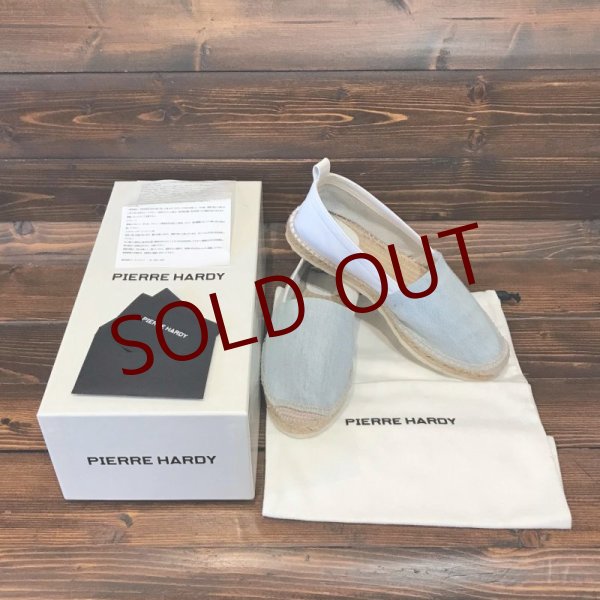 画像1: PIERRE HARDY　デニム＋レザー エスパドリュー　size 36 (23cm) (1)