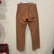 画像2: DENIME  初期ブラウンダック5Pパンツ 　size 34 (2)