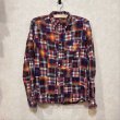 画像1: green label relaxing by UNITED ARROWS　クレイジーパターンネルシャツ　size L (1)