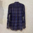 画像3: SAGE DE CRET  色乗せ染色チェックシャツ   size M (3)