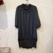 画像1: G.V.G.V.　ギャザーデザインワンピース　size 36 (1)