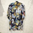 画像2: reyn spooner   ウクレレ柄シャツ　size M (2)