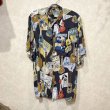 画像1: reyn spooner   ウクレレ柄シャツ　size M (1)