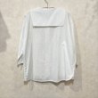 画像2: Crafted　セーラーカラーコットンリネンシャツ　size M (2)