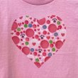 画像4: shiii+po　ハートの型抜きBubbles + ふくろうの背守りTee　Pink　size 90 (4)