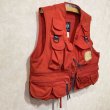 画像3: Columbia  80年代  フィッシングベスト　Red　size L (3)