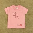 画像1: shiii+po　魔女 + 籠目の背守りTee　Pink　size 90 (1)