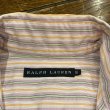 画像7: RALPH LAUREN ダブルカフスのドゥエボットーニシャツ　size  9 (7)