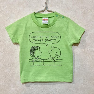 画像3: shiii+po　Charlie Brown's TweeTee　Green / Blue size S