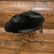 画像2: HATS & DREAMS  Italy  ベルベットベレー帽　57cm (2)